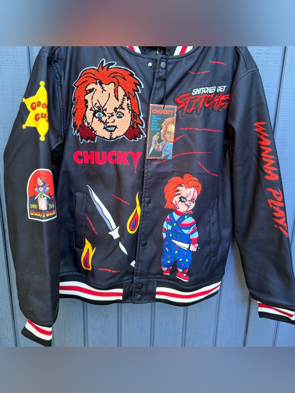 Mens chucky wool Scarface coat Sz. XL